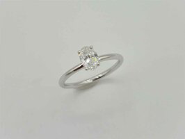 Bague dames or - Or blanc 18 ct | Sans Marque