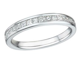 Bague dames or - Or blanc 18 ct | Sans Marque