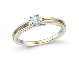 Bague dames or - Bicolore 18 ct | Sans Marque