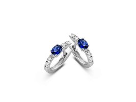 Boucles d&#039;oreilles or - Or blanc 18 ct | Sans Marque