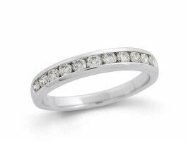 Bague dames or - Or blanc 18 ct | Sans Marque