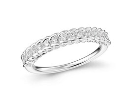 Bague dames or - Or blanc 18 ct | Sans Marque