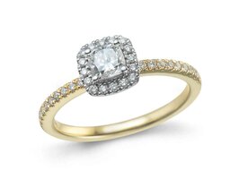 Bague dames or - Bicolore 18 ct | Sans Marque