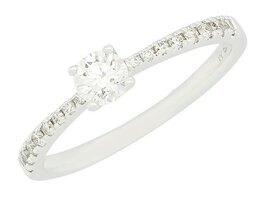 Bague dames or - Or blanc 18 ct | JA 1970