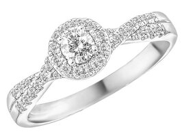 Bague dames or - Or blanc 18 ct | JA 1970