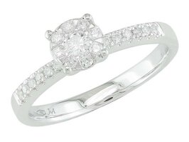 Bague dames or - Or blanc 18 ct | JA 1970