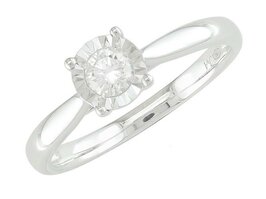 Bague dames or - Or blanc 18 ct | JA 1970