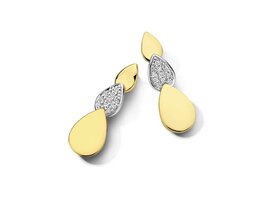 Boucles d'oreilles or - Bicolore 18 ct | Sans Marque