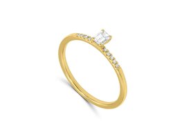Bague dames or - Or jaune 18 ct | Sans Marque
