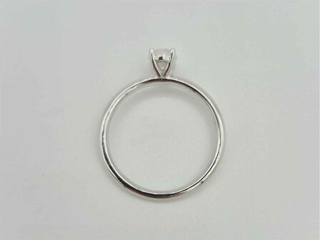 Bague dames or - Or blanc 18 ct | Sans Marque