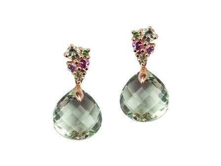 Boucles d&#039;oreilles or - Or rose 18ct | Sans Marque