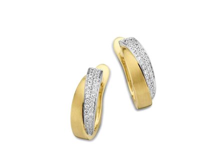Boucles d&#039;oreilles or - Bicolore 18 ct | Femme Ador&eacute;e