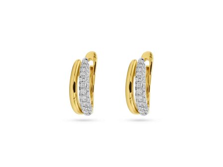Boucles d&#039;oreilles or - Bicolore 18 ct | Sans Marque