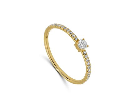 Bague dames or - Or jaune 18 ct | Sans Marque