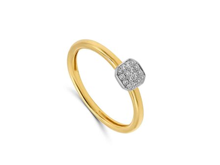 Bague dames or - Bicolore 18 ct | Femme Ador&eacute;e