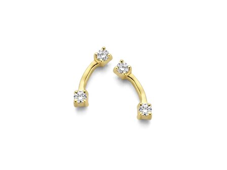 Boucles d&#039;oreilles or - Or jaune 18 ct | Sans Marque