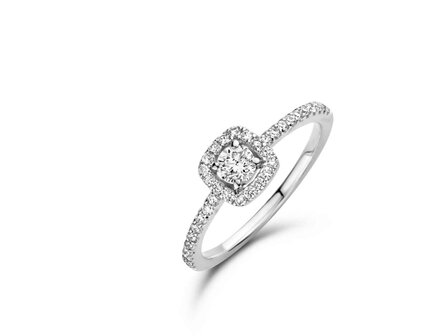 Bague dames or - Or blanc 18 ct | One More
