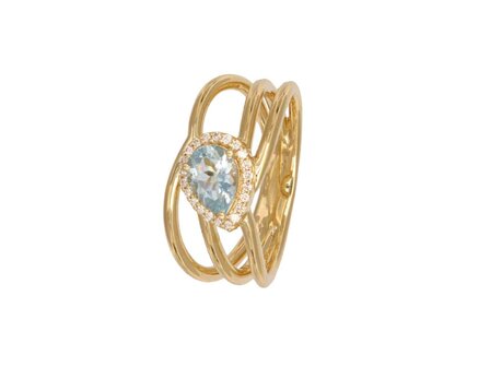 Bague dames or - Or jaune 18 ct | Sans Marque