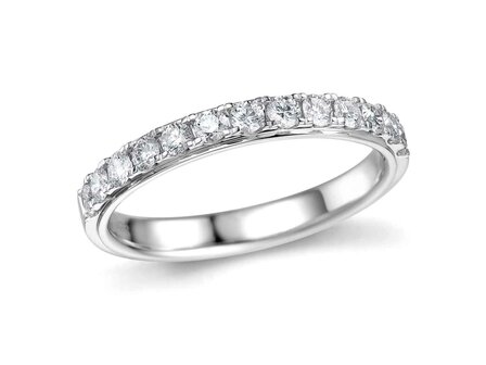 Bague dames or - Or blanc 18 ct | Sans Marque