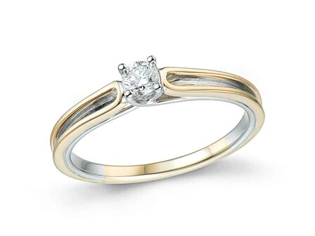 Bague dames or - Bicolore 18 ct | Sans Marque