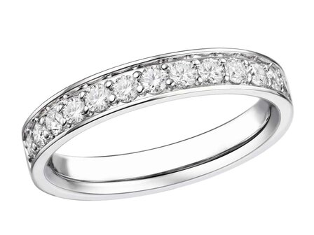 Bague dames or - Or blanc 18 ct | Sans Marque