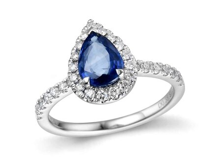 Bague dames or - Or blanc 18 ct | Sans Marque