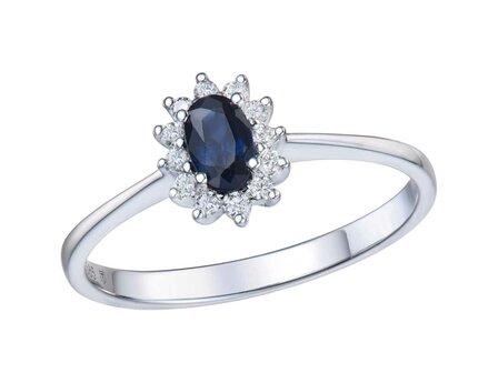 Bague dames or - Or blanc 18 ct | Sans Marque