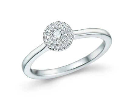 Bague dames or - Or blanc 18 ct | Sans Marque