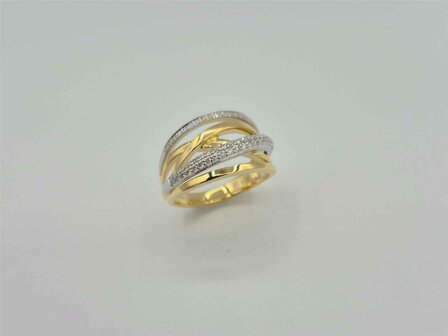 Bague dames or - Bicolore 18 ct | JA 1970
