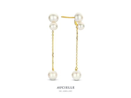 Boucles d&#039;oreilles or - Or jaune 18 ct | Aucielle