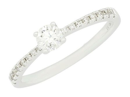 Bague dames or - Or blanc 18 ct | JA 1970