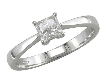 Bague dames or - Or blanc 18 ct | JA 1970