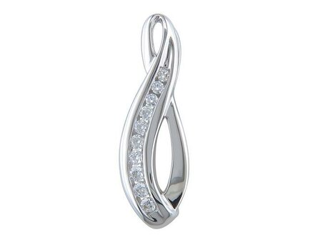 Pendentif or - Or blanc 18 ct | Sans Marque