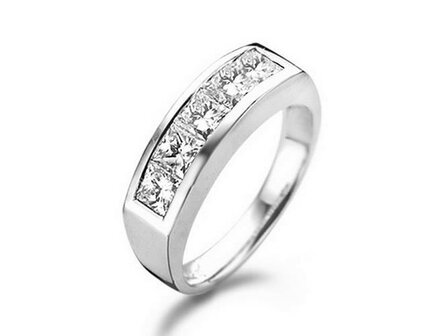 Bague dames or - Or blanc 18 ct | JA 1970