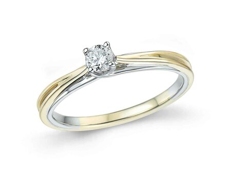 Bague dames or - Bicolore 18 ct | Emmilou