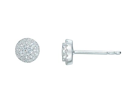 Boucles d'oreilles or - Or blanc 18 ct | Sans Marque