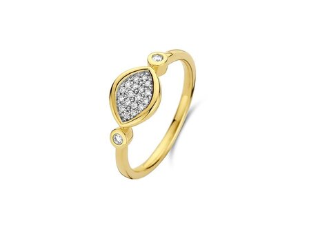 Bague dames or - Bicolore 18 ct | Sans Marque