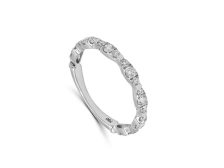Bague dames or - Or blanc 18 ct | Sans Marque