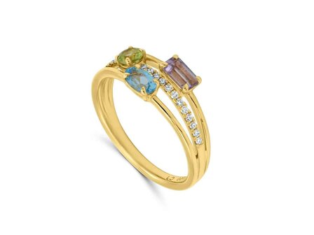 Bague dames or - Or jaune 18 ct | Sans Marque