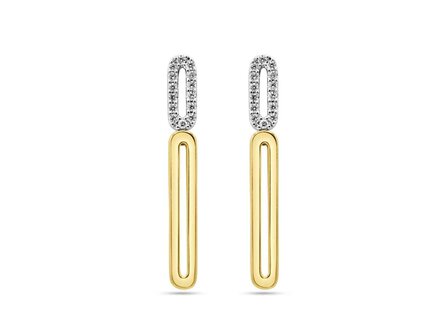 Boucles d'oreilles or - Bicolore 18 ct | Sans Marque