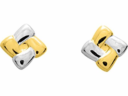 Boucles d'oreilles or - Bicolore 18 ct | Sans Marque