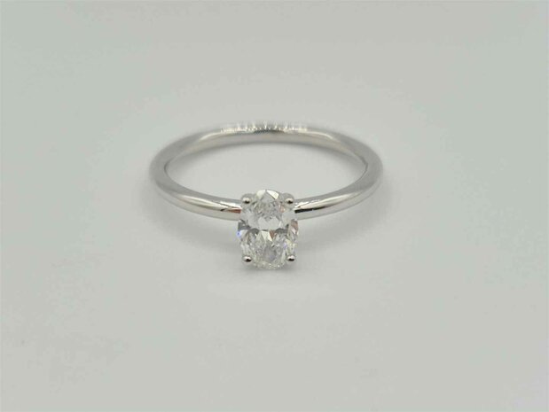 Bague dames or - Or blanc 18 ct | Sans Marque