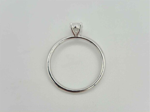 Bague dames or - Or blanc 18 ct | Sans Marque