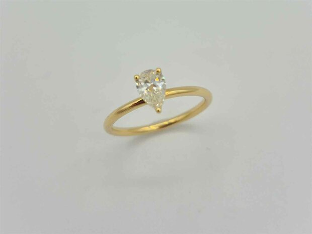 Bague dames or - Or jaune 18 ct | Sans Marque