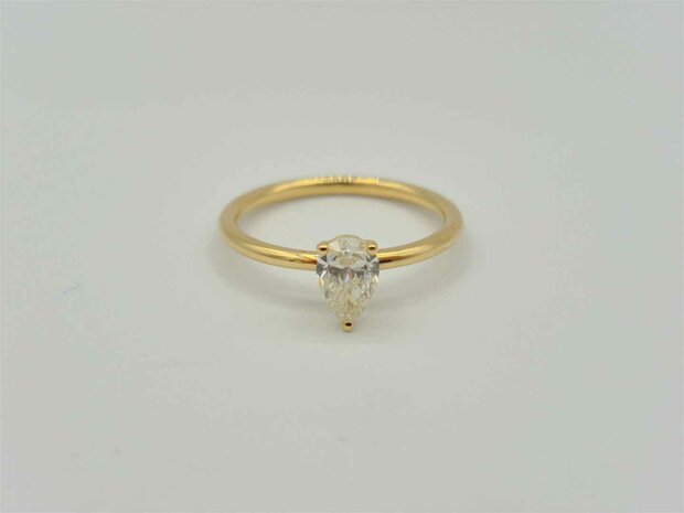 Bague dames or - Or jaune 18 ct | Sans Marque