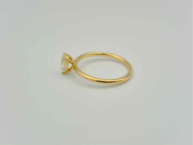 Bague dames or - Or jaune 18 ct | Sans Marque