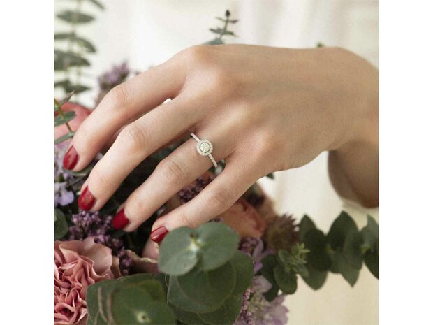 Bague dames or - Or blanc 18 ct | One More