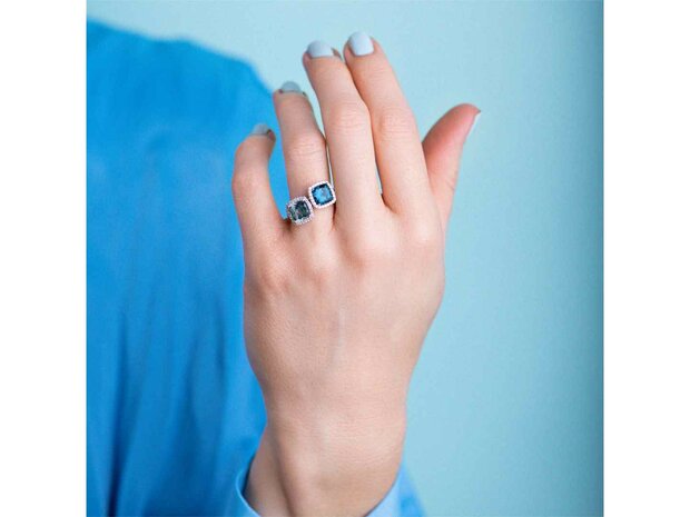 Bague dames or - Or blanc 18 ct | One More