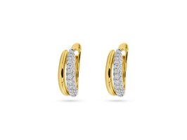 Boucles d'oreilles or - Bicolore 18 ct | Sans Marque