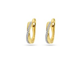 Boucles d'oreilles or - Bicolore 18 ct | Sans Marque